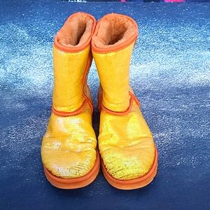 Orange Ugg boots